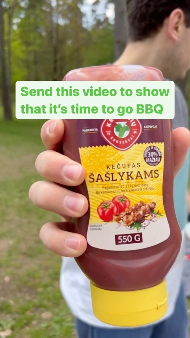 it's time to open the barbecue season, if you were sent this video, then this is a sign…